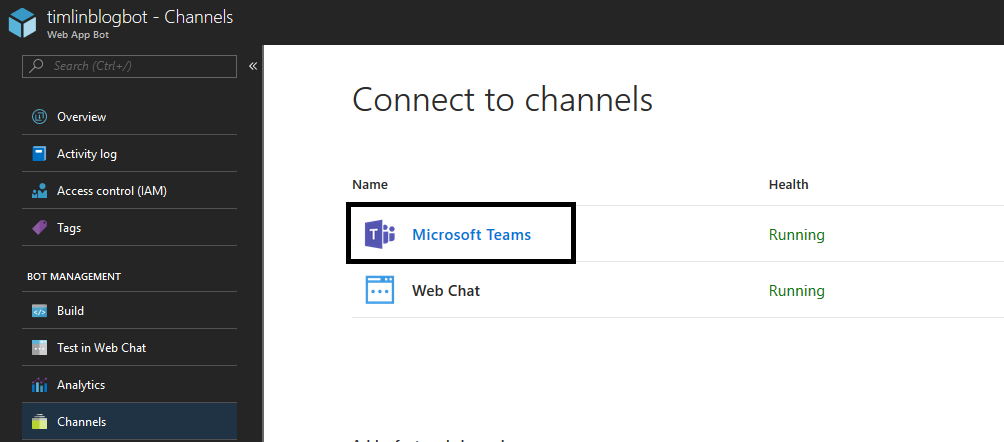 Microsoft Bot Framework:  Integrating Microsoft Teams, Graph API and SharePoint