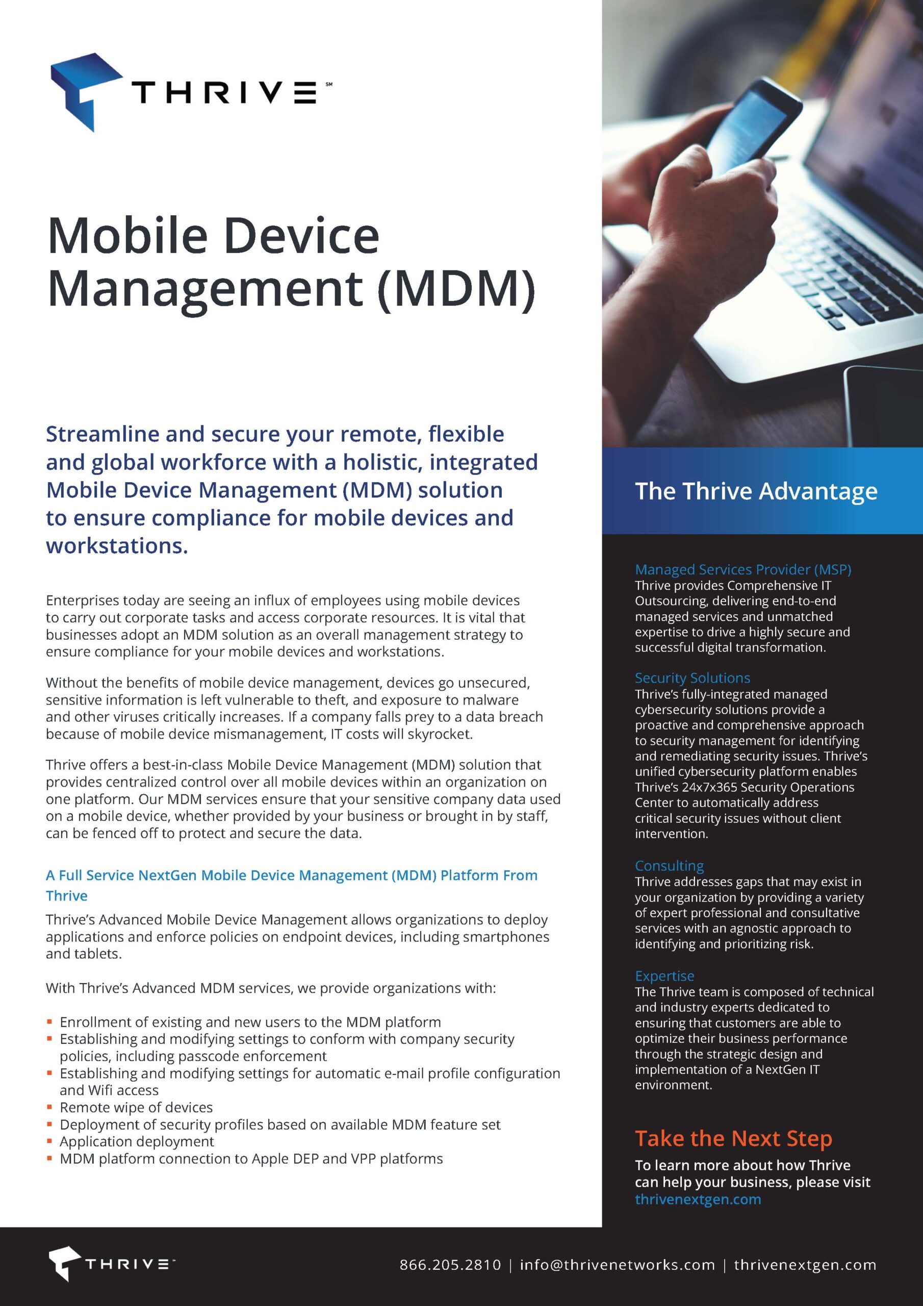 Mobile Device Management Mdm Thrive