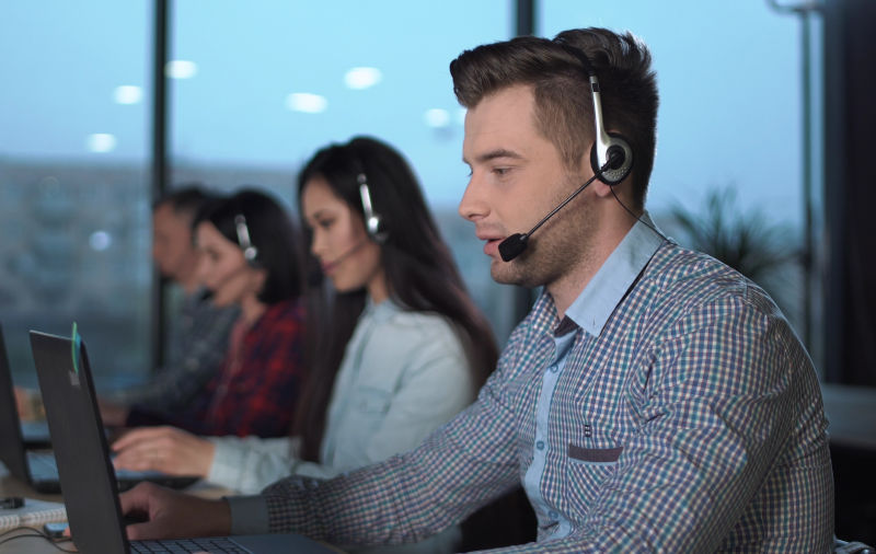 contact centre team