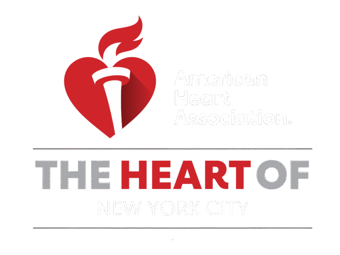 Heart of NYC logo white font