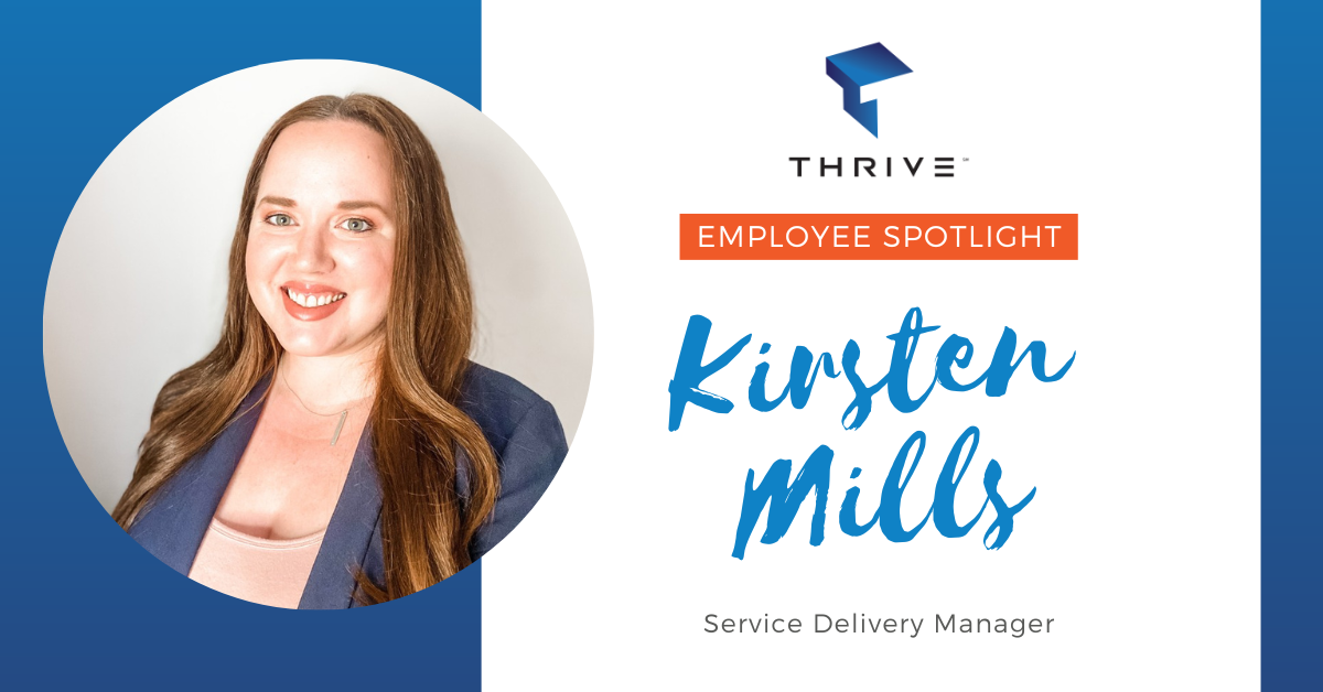 Employee Spotlight: Kirsten Mills, Service Delivery Manager