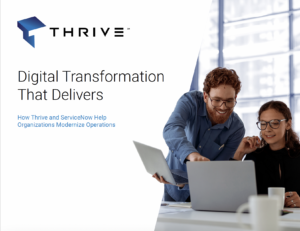 Thrive AI Policy Template Cover ServiceNow eBook Cover