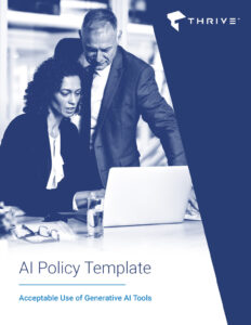 Thrive AI Policy Template Cover