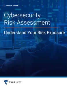 Thrive White Paper Cybersecurity Risk Assessment Cover