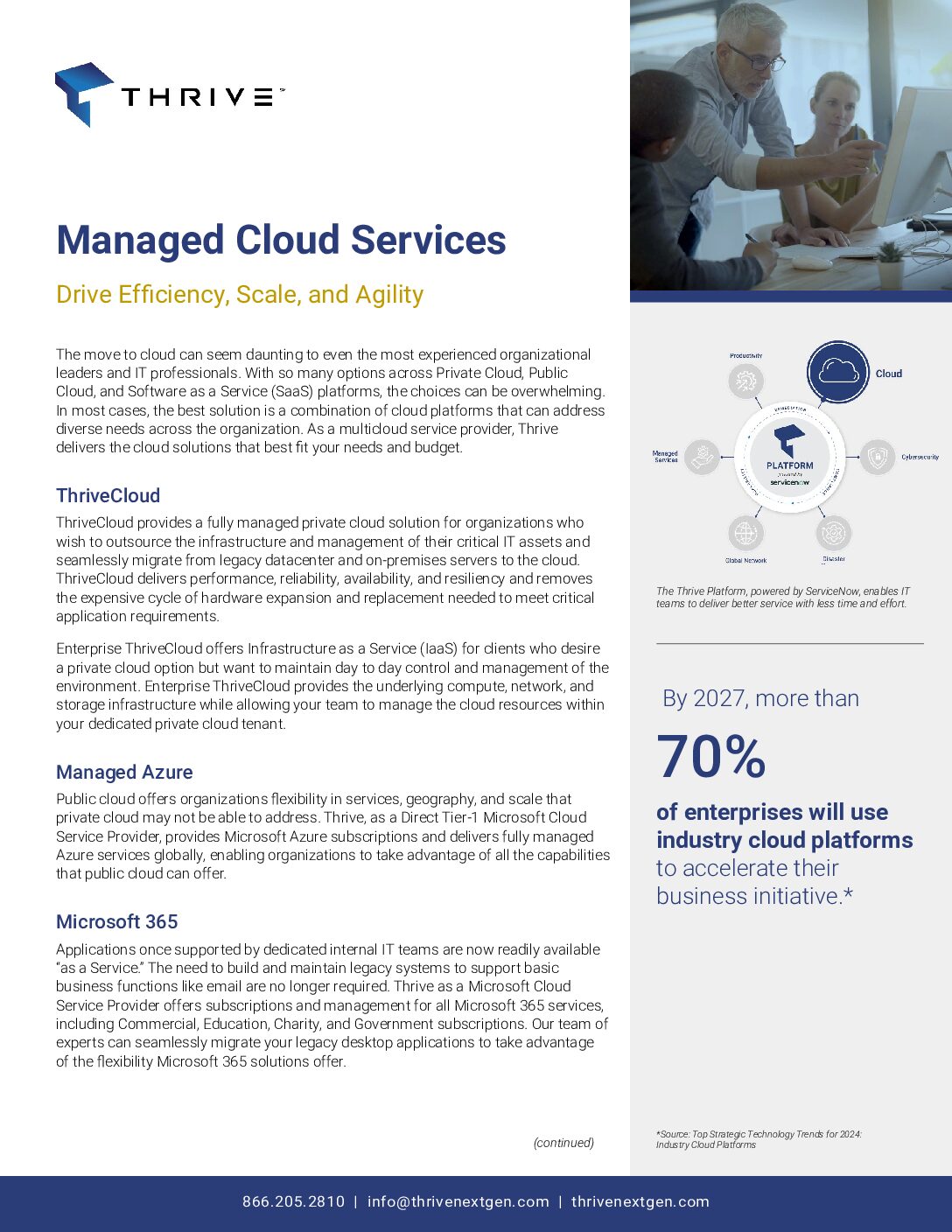 Thrive Cloud Services cover