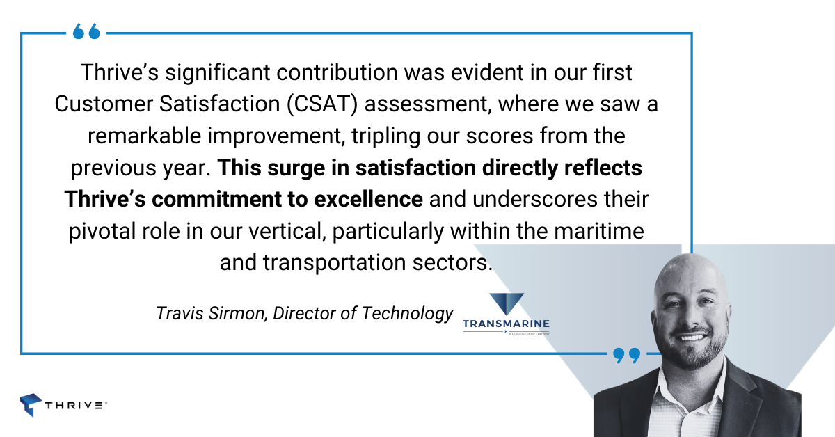 Navigating Smooth Waters How Thrive Transformed Transmarine Navigation