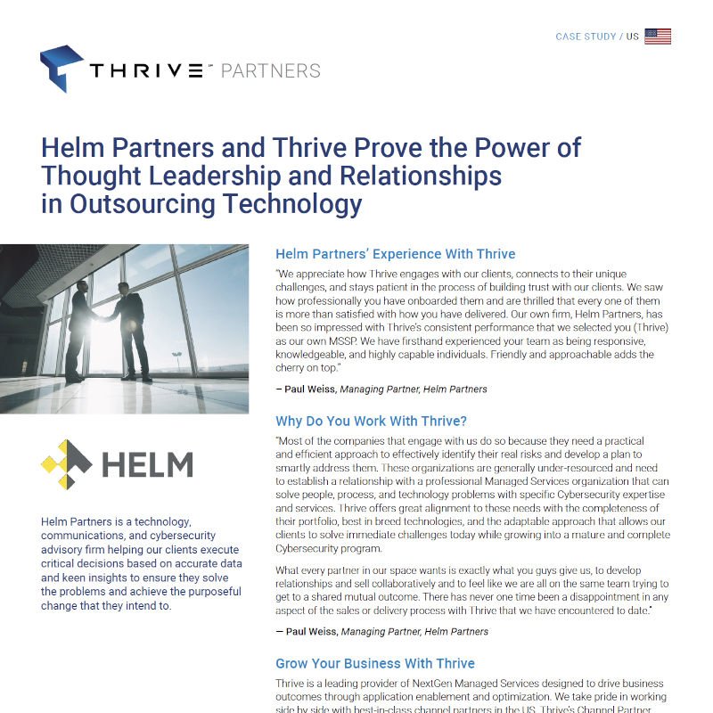 helm partner case study